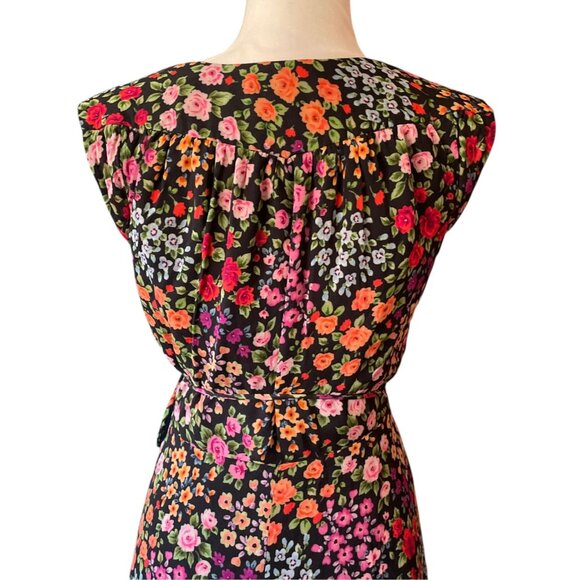 Yumi Kim Lexey Wrap Dress Cottage Floral Kingston Garden SZ M Twee Indie Dress - Picture 6 of 13